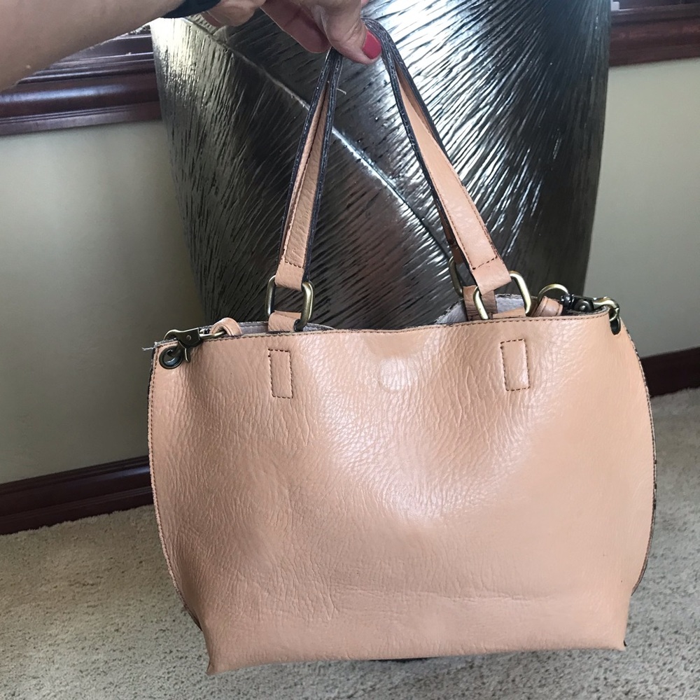 Free People Vegan Leather Tote/Crossbody